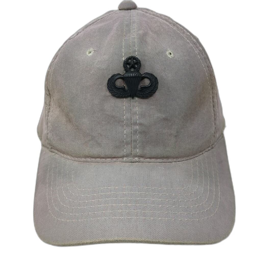 Dorfman Pacific Baseball Cap Green One Size US Army Master Parachutist Badge hat